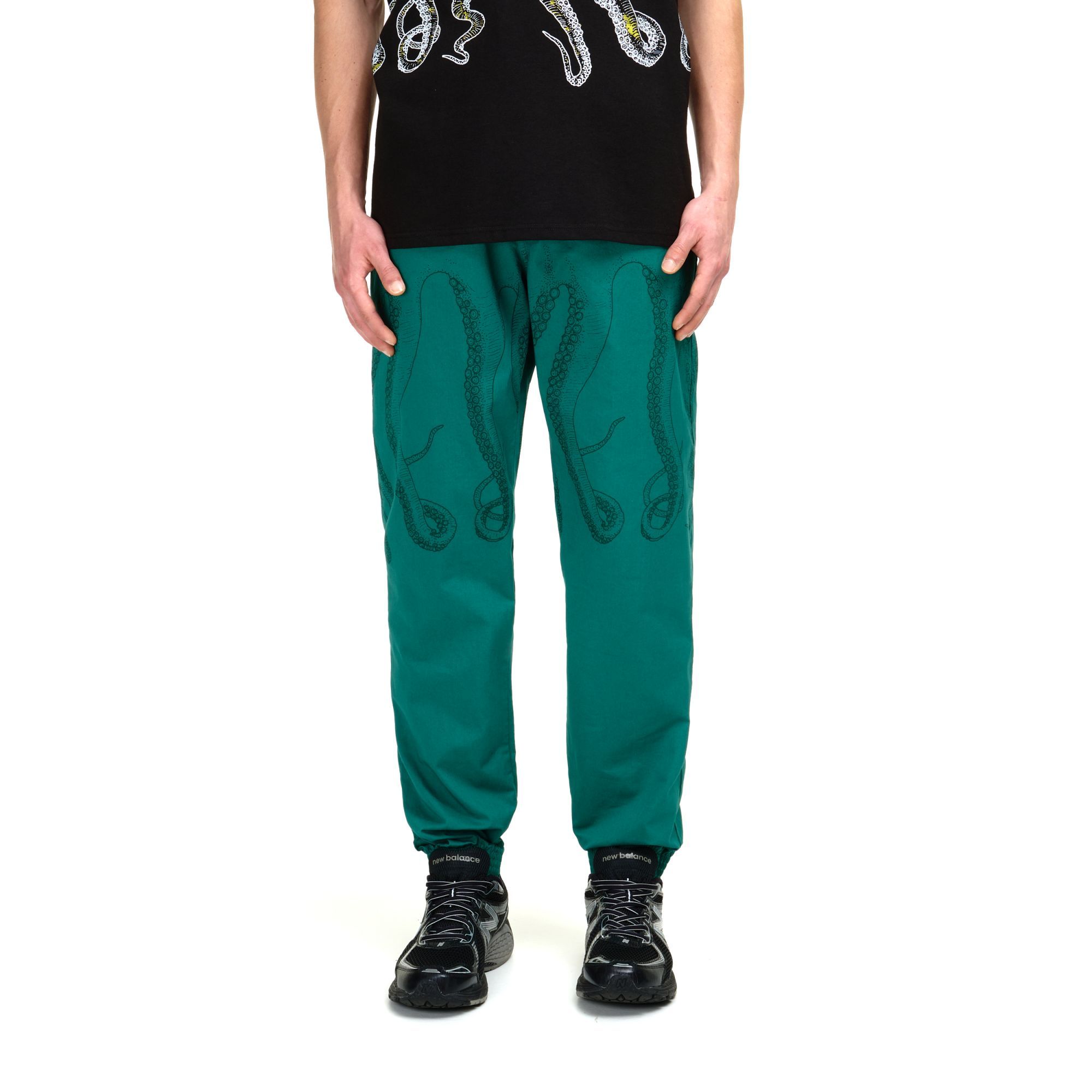 OCTOPUS OUTLINE JOGGER - Pantalone Jogger - Verde