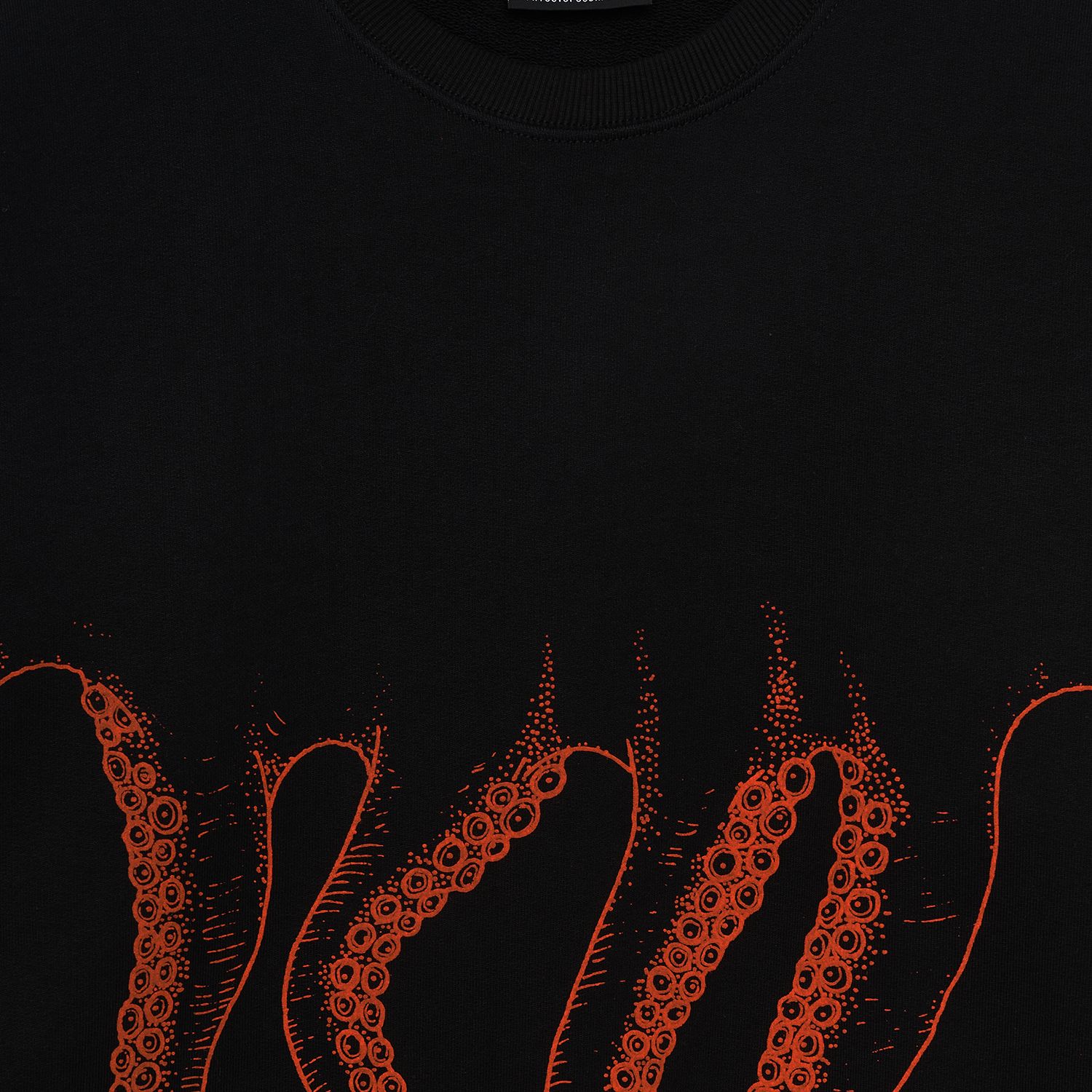 OCTOPUS OUTLINE CREW - Felpa girocollo - Nero