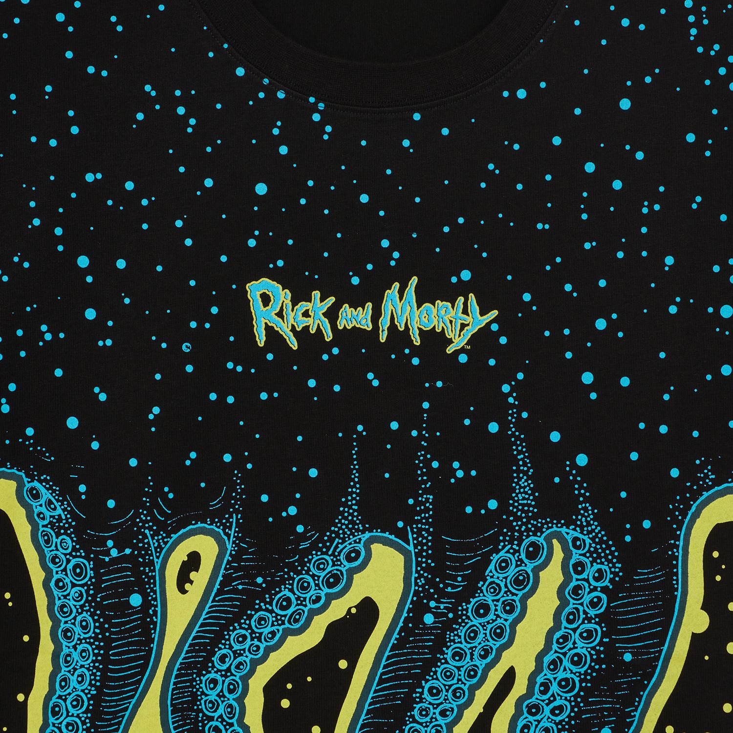 RICK AND MORTY OCTOPUS TEE - T-shirt - Nero