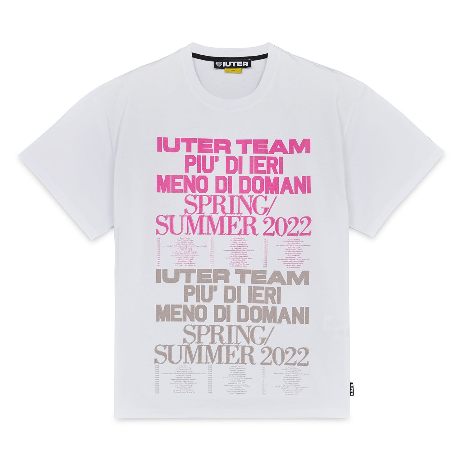ACRONYM TEE - T-Shirt - Screen Print WHITE