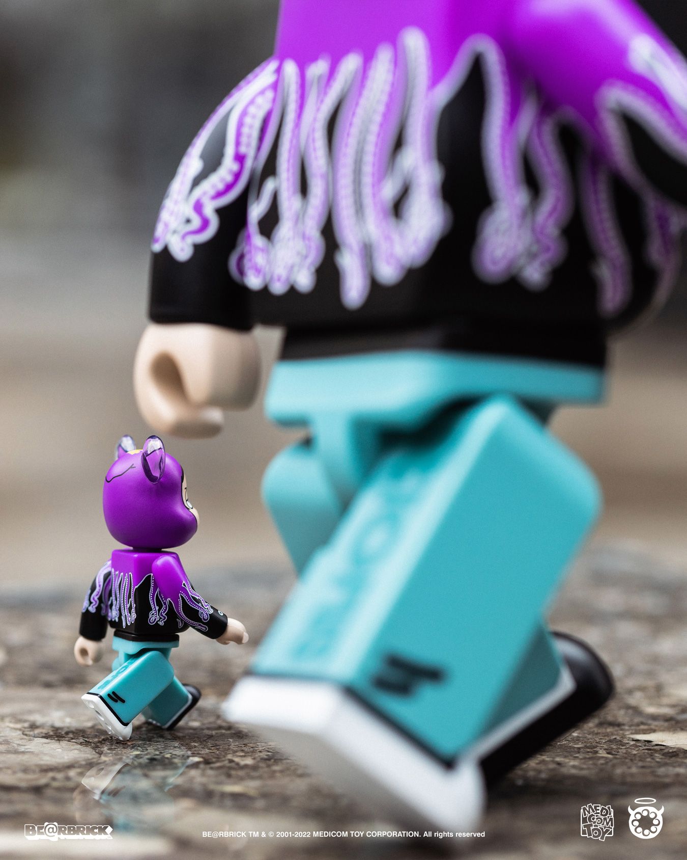 thasup Octopus BE@RBRICK 400% - Toy 400% PURPLE