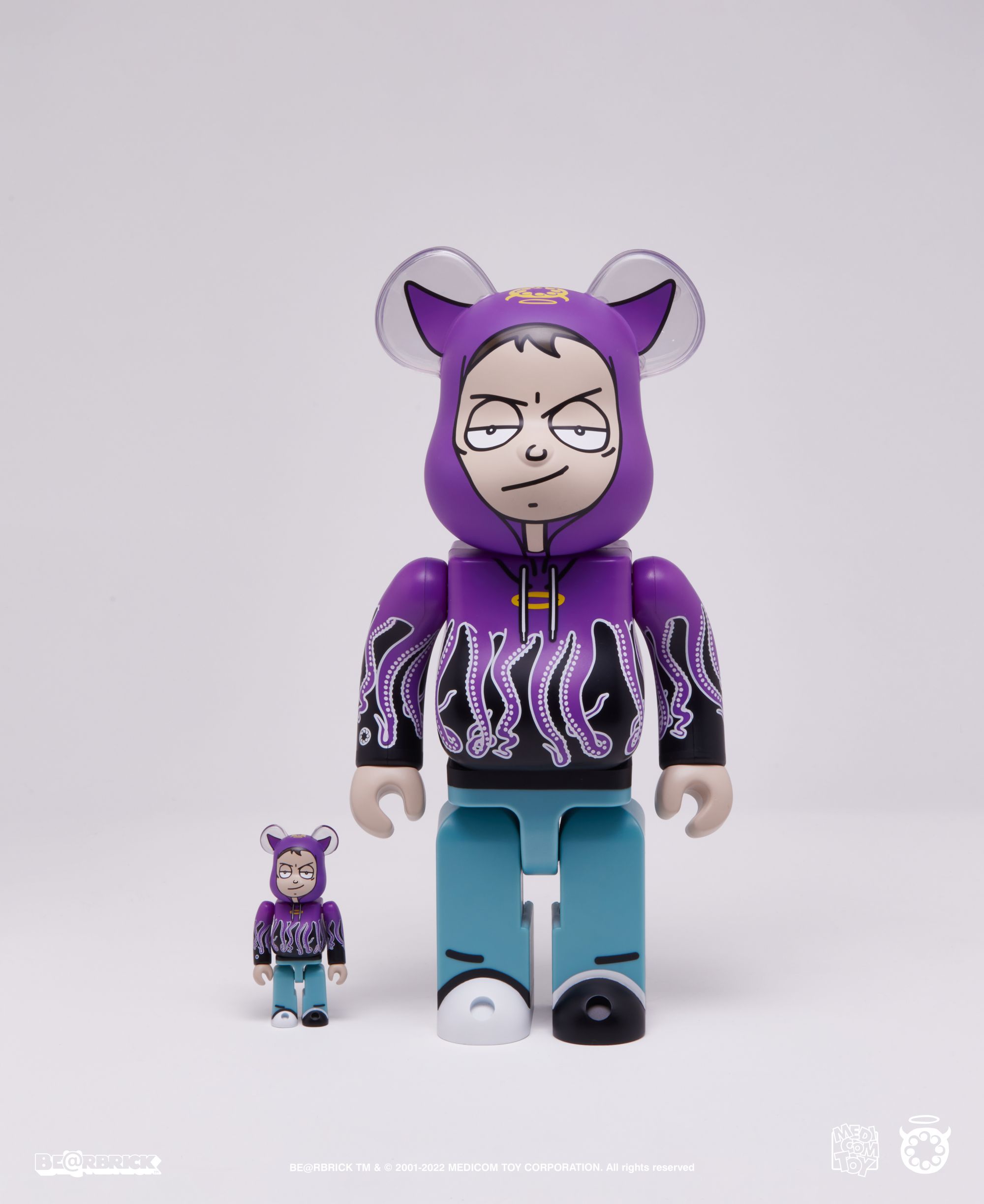 thasup Octopus BE@RBRICK 400% - Toy 400% PURPLE