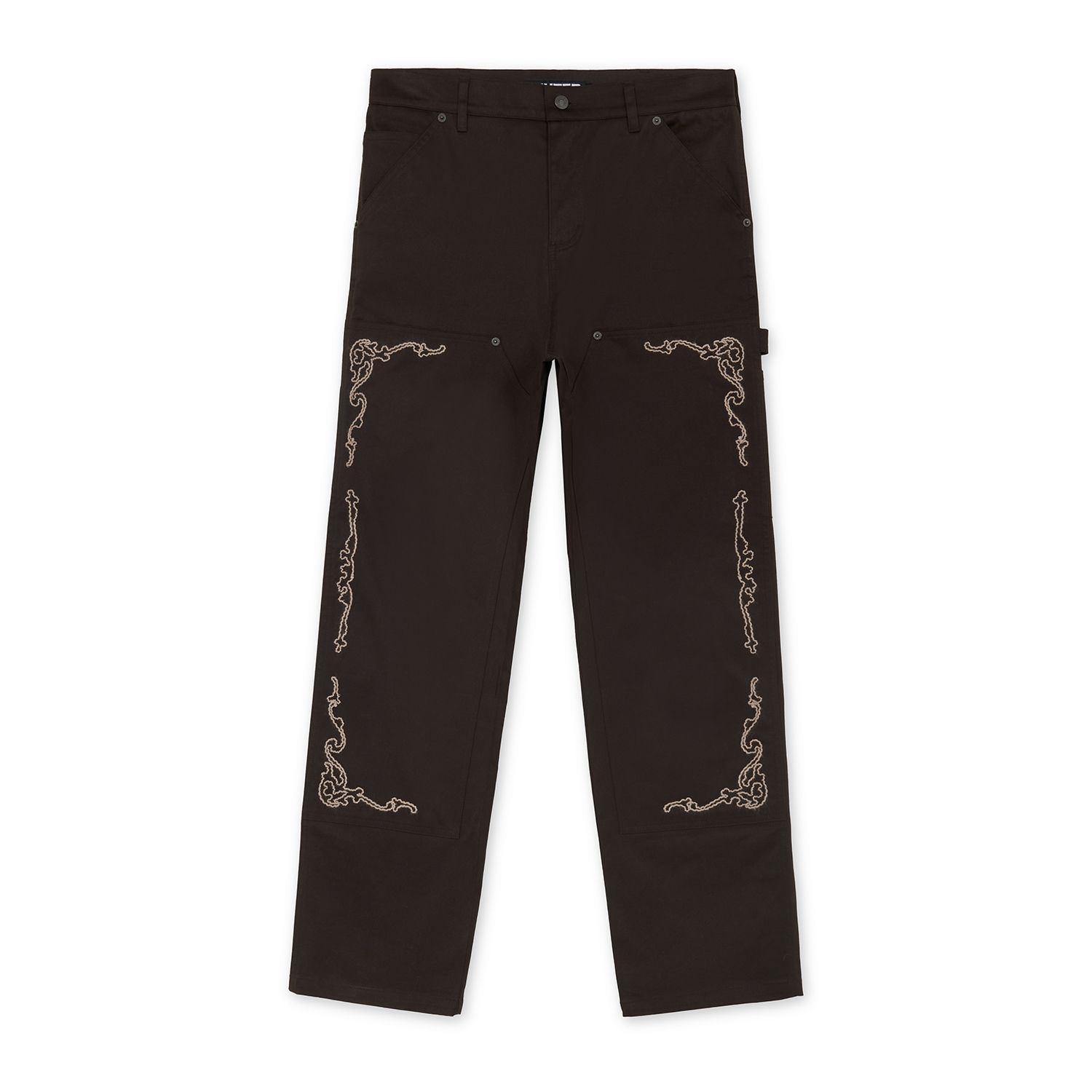 ANCIENT DOUBLE KNEE PANTS Double Knee Pants BROWN