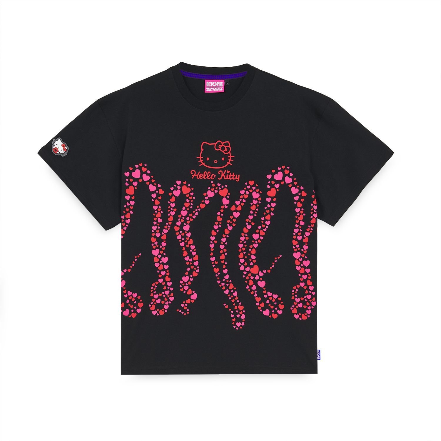 Octopus Outline Tee - Tee WHITE BLACK