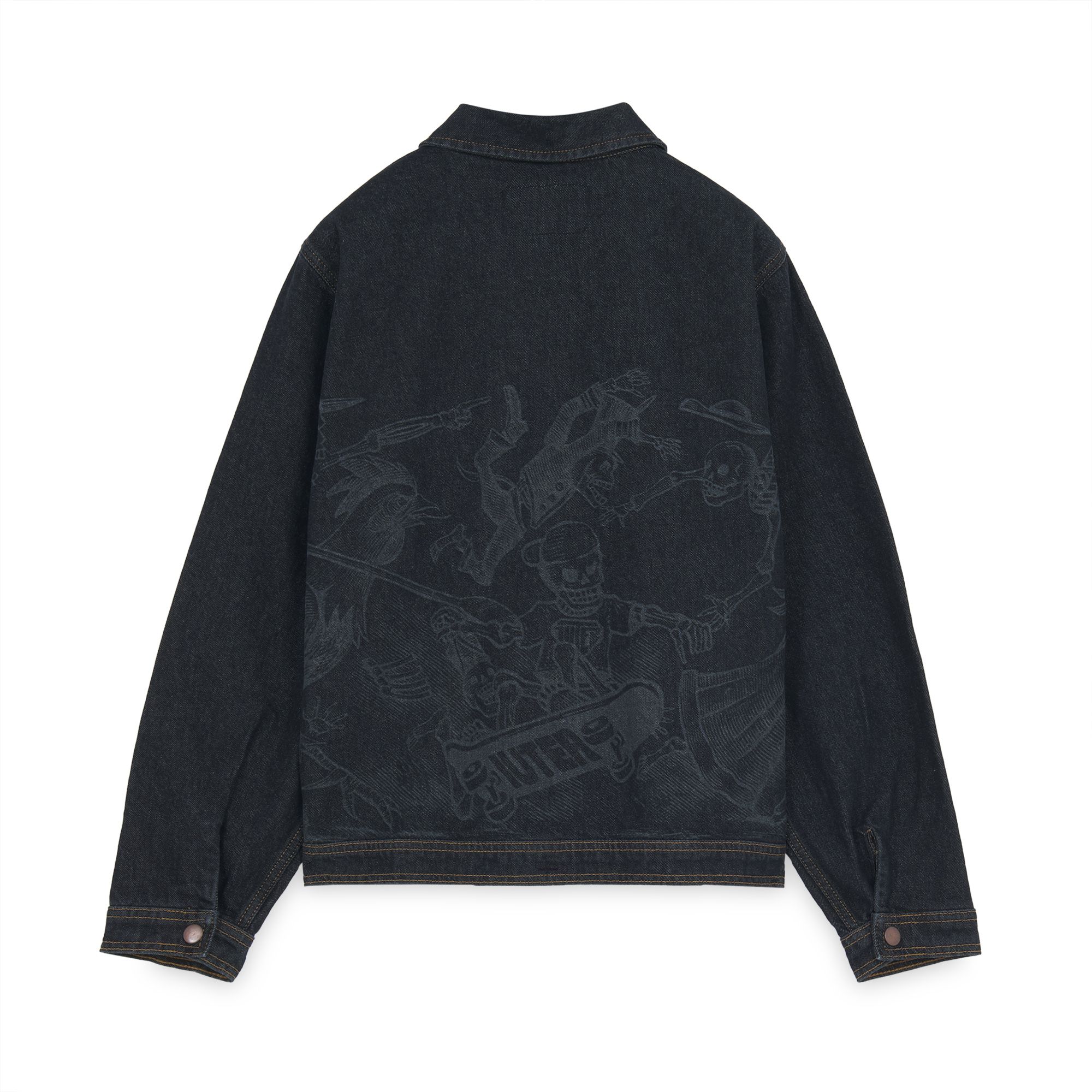 IUTER - ESPOLÒN TEQUILA ALLY DENIM JACKET Ally Denim Jacket BLACK | Image 2