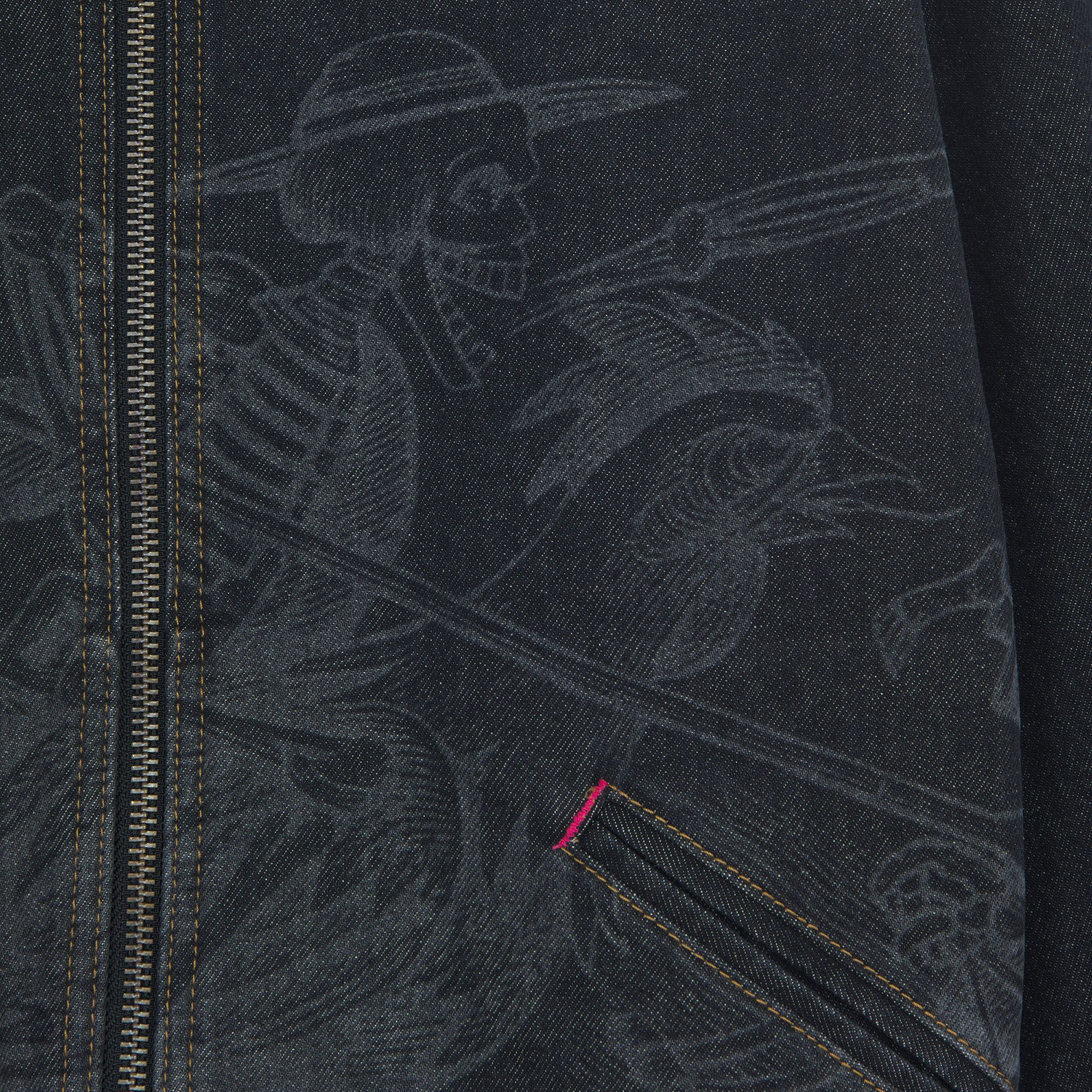 IUTER - ESPOLÒN TEQUILA ALLY DENIM JACKET Ally Denim Jacket BLACK | Image 4