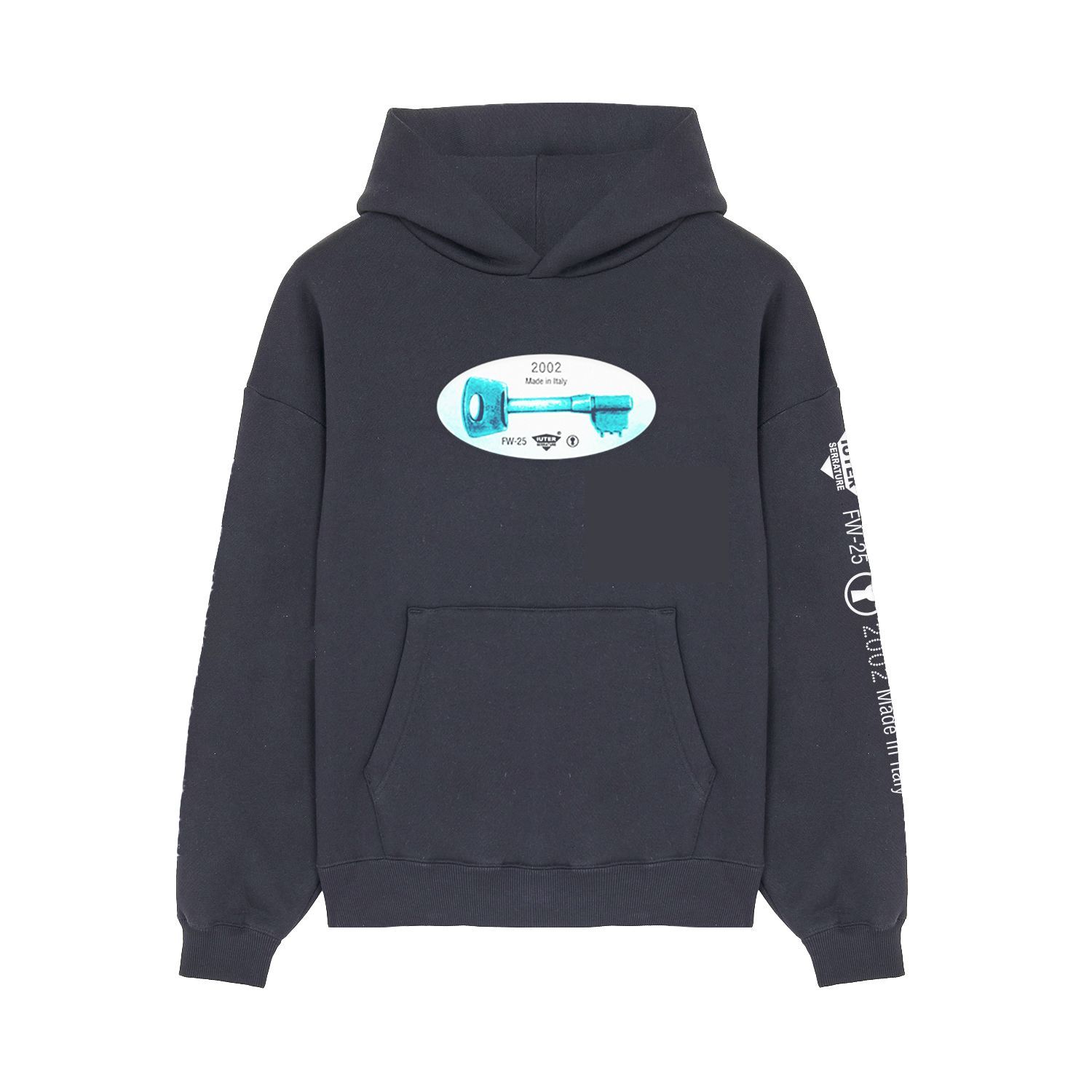 KEY HOODIE Hoodie ASPHALT | Image 1