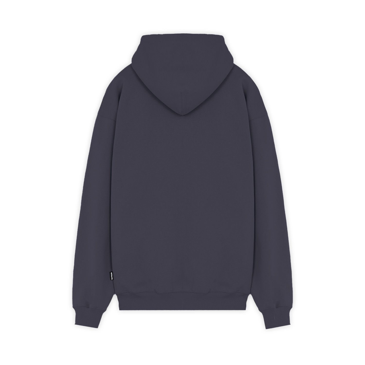 HEART LOGO ZIP HOODIE Zip Neck ASPHALT | Image 2