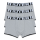IUTER BOXER (3 Pack) Boxer Set BLACK LIGHT GREY