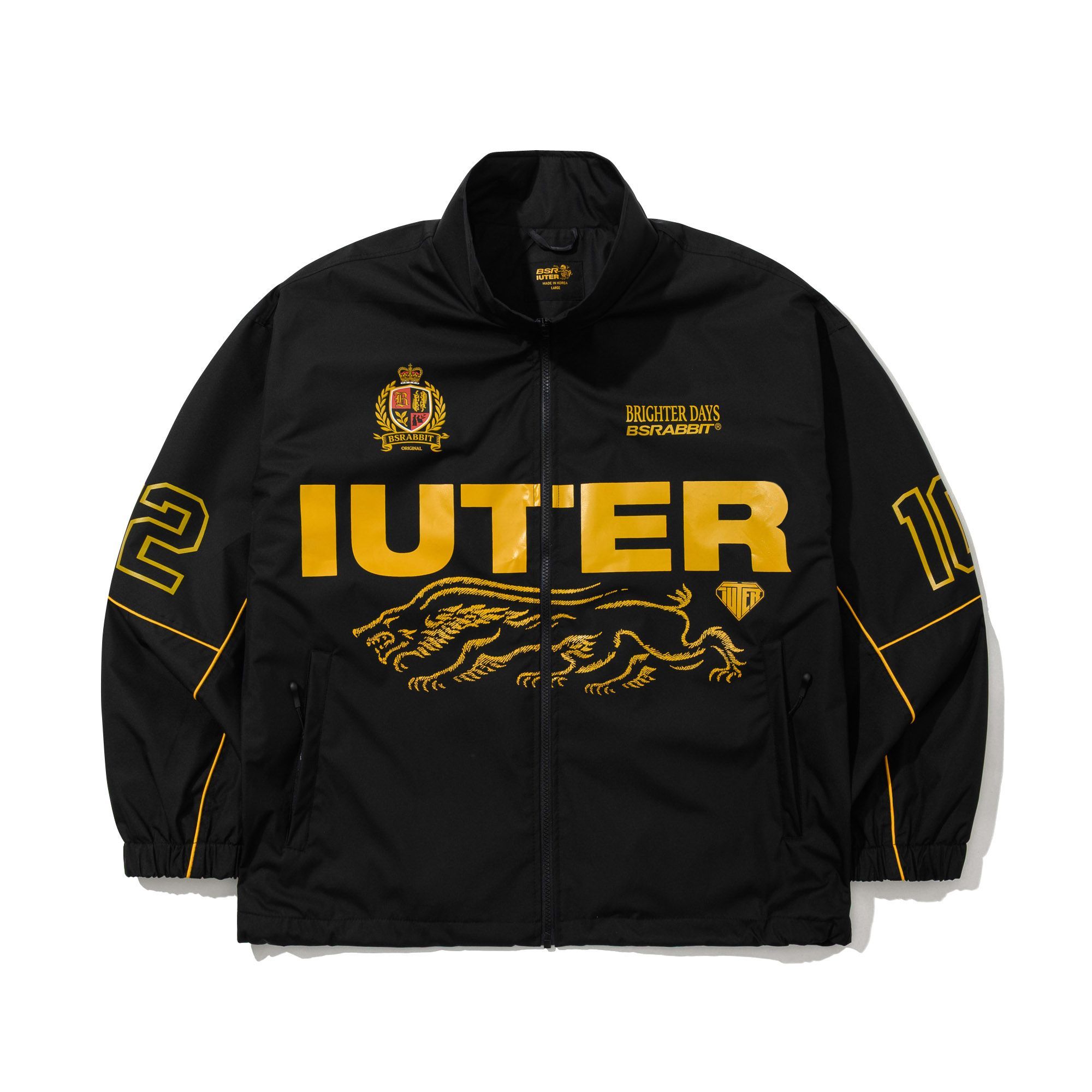 BSR X IUTER DUAL CITY TRACK JACKET Track Jacket BLACK