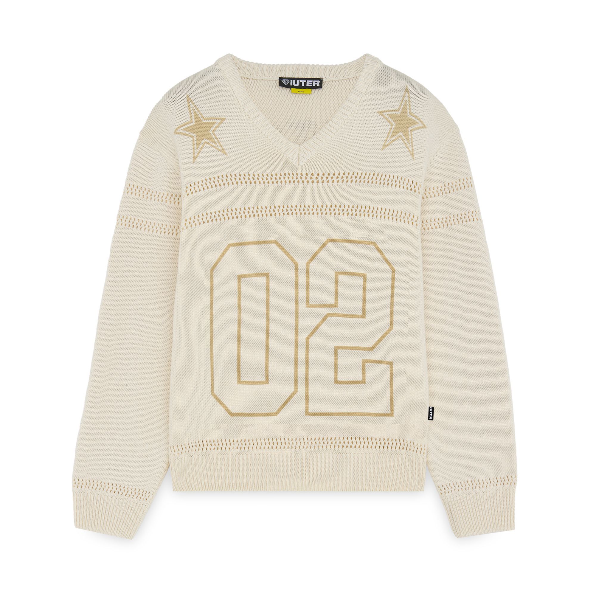 STARS FOOTBALL SWEATER Jumper IVORY