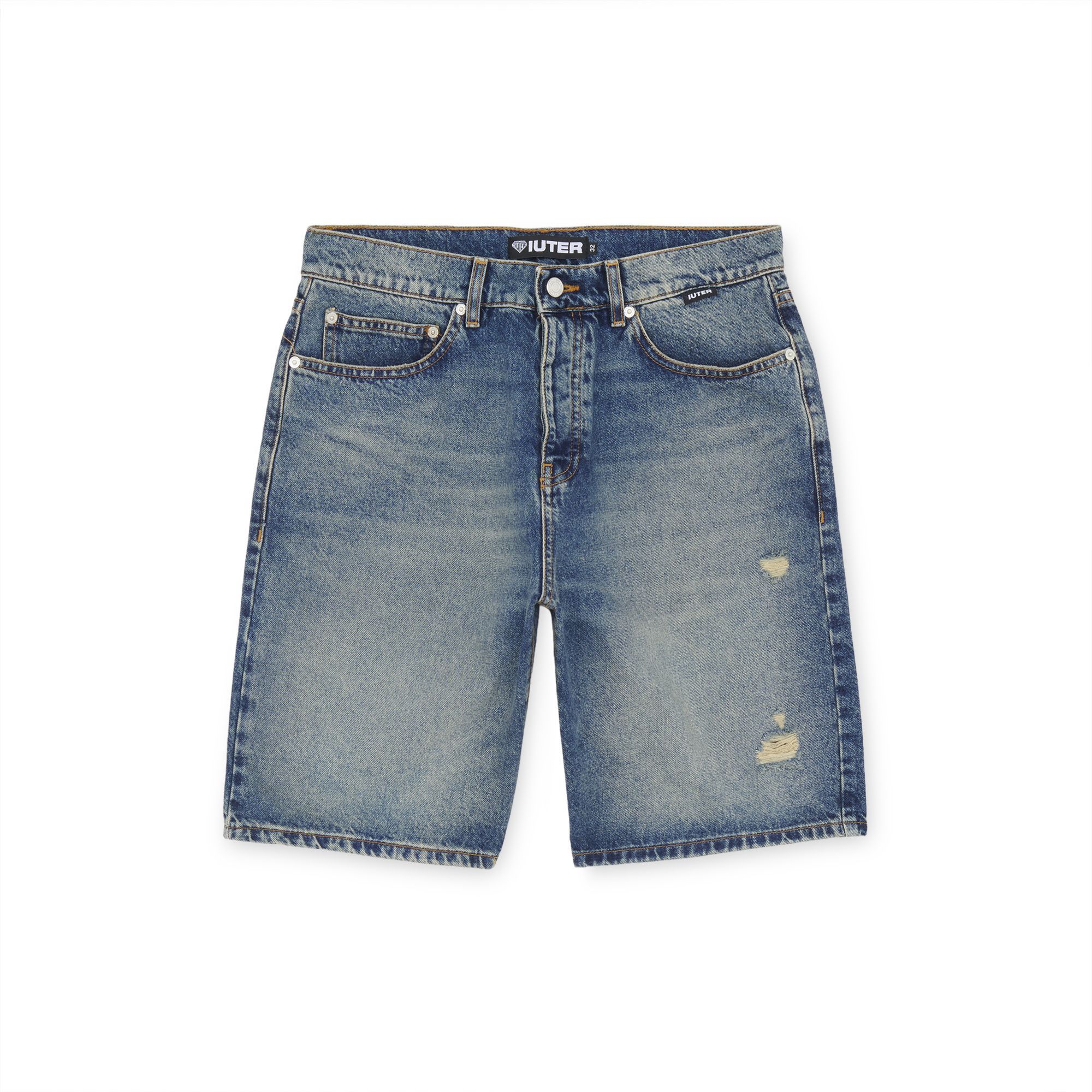 LOOSE DENIM SHORTS Loose Denim Shorts BLUEDST