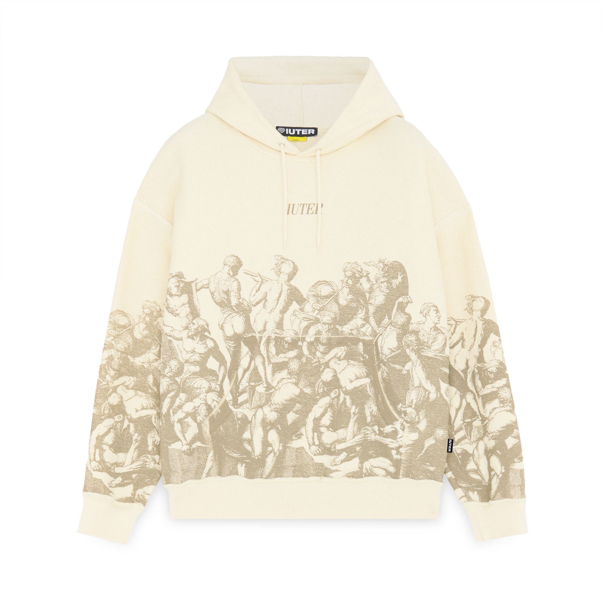 BATTLE REVERSE HOODIE Hood Sweatshirts IVORY