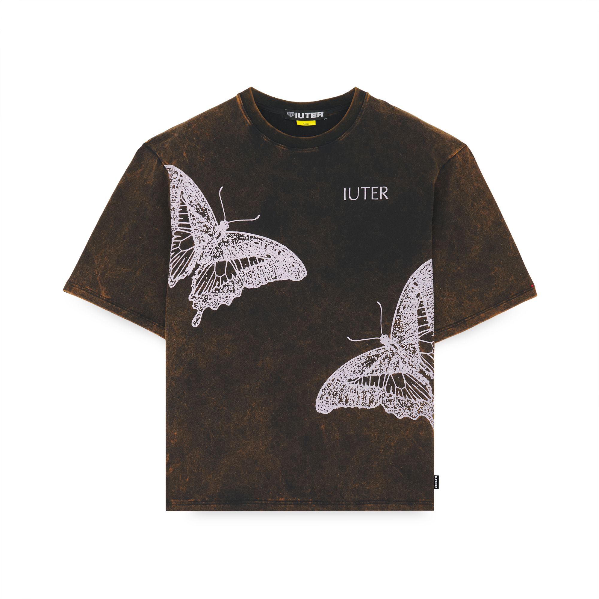 BUTTERFLY MARBLE TEE T-Shirts MARBLE BLACK
