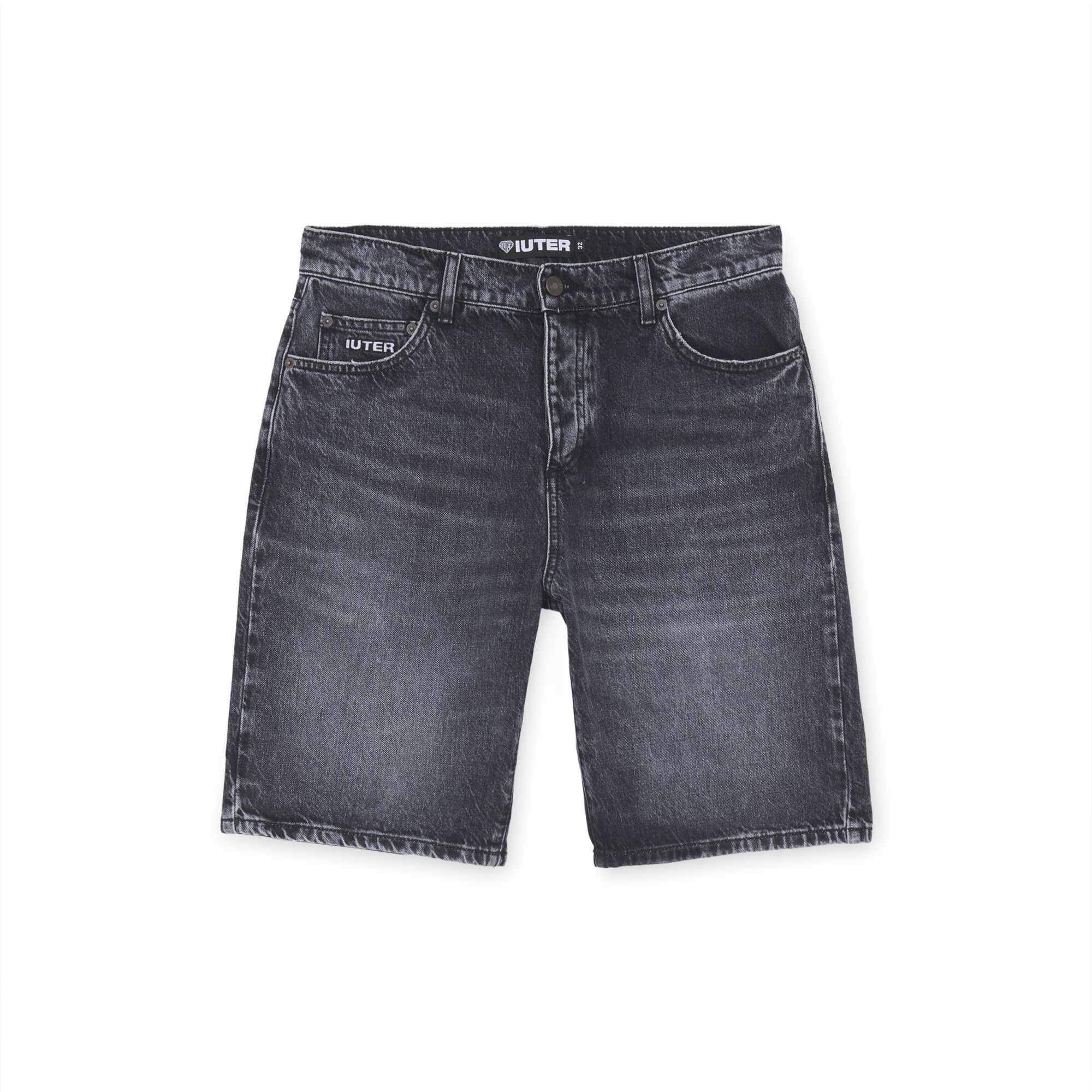 REGULAR DENIM SHORTS Regular Denim Shorts BLACKTR