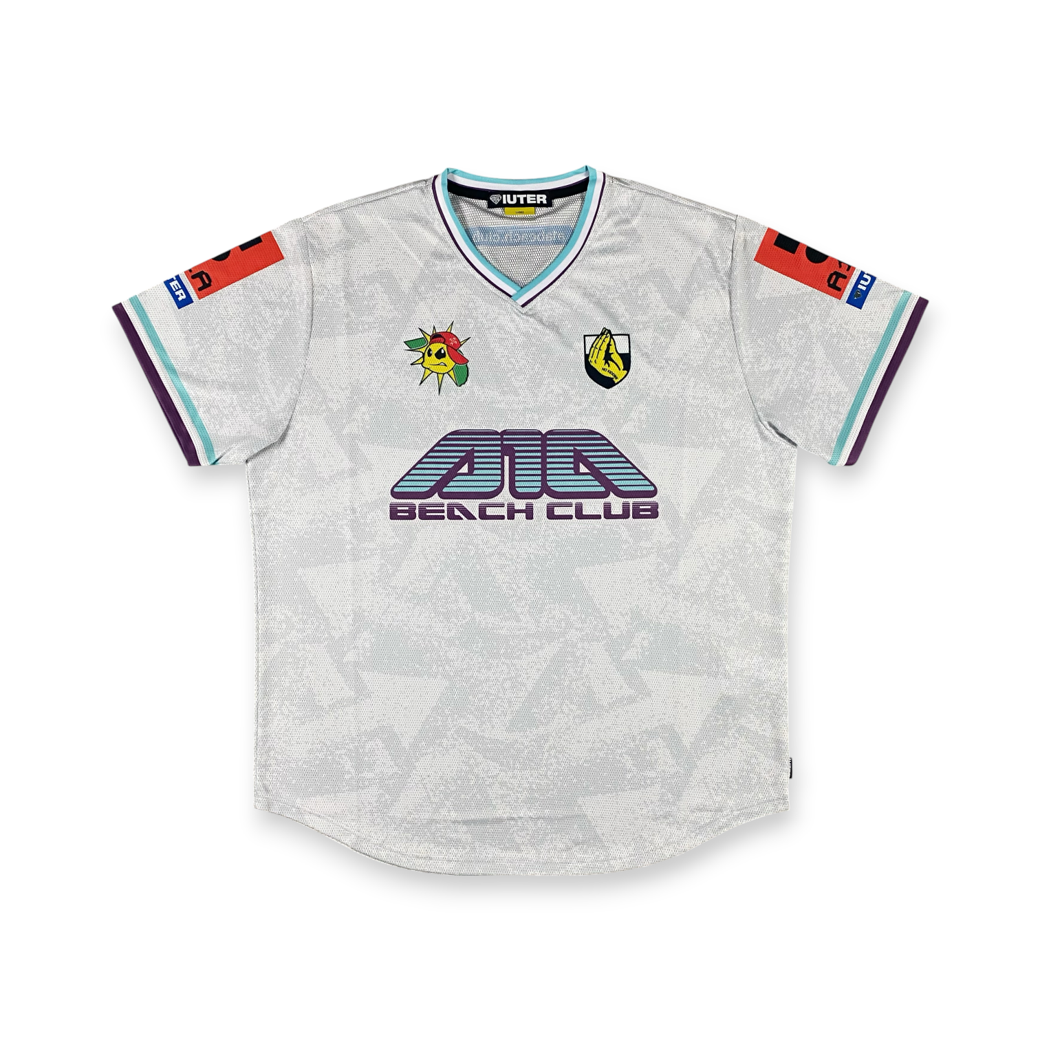 IUTER No Kiddin! A1A Soccer Jersey T-Shirt WHITE