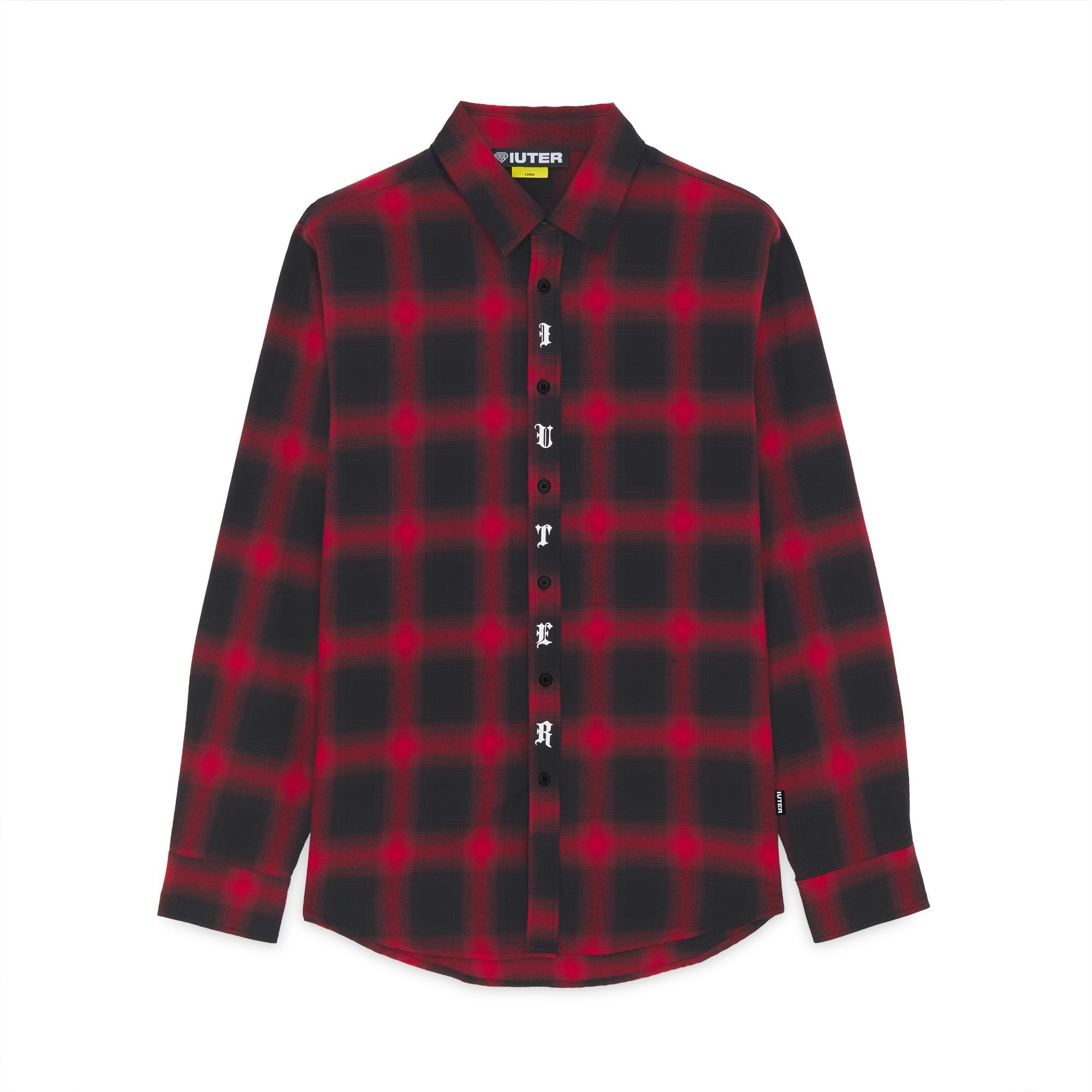FALLEN LOVE CHECKED L/S SHIRT Shirt RED