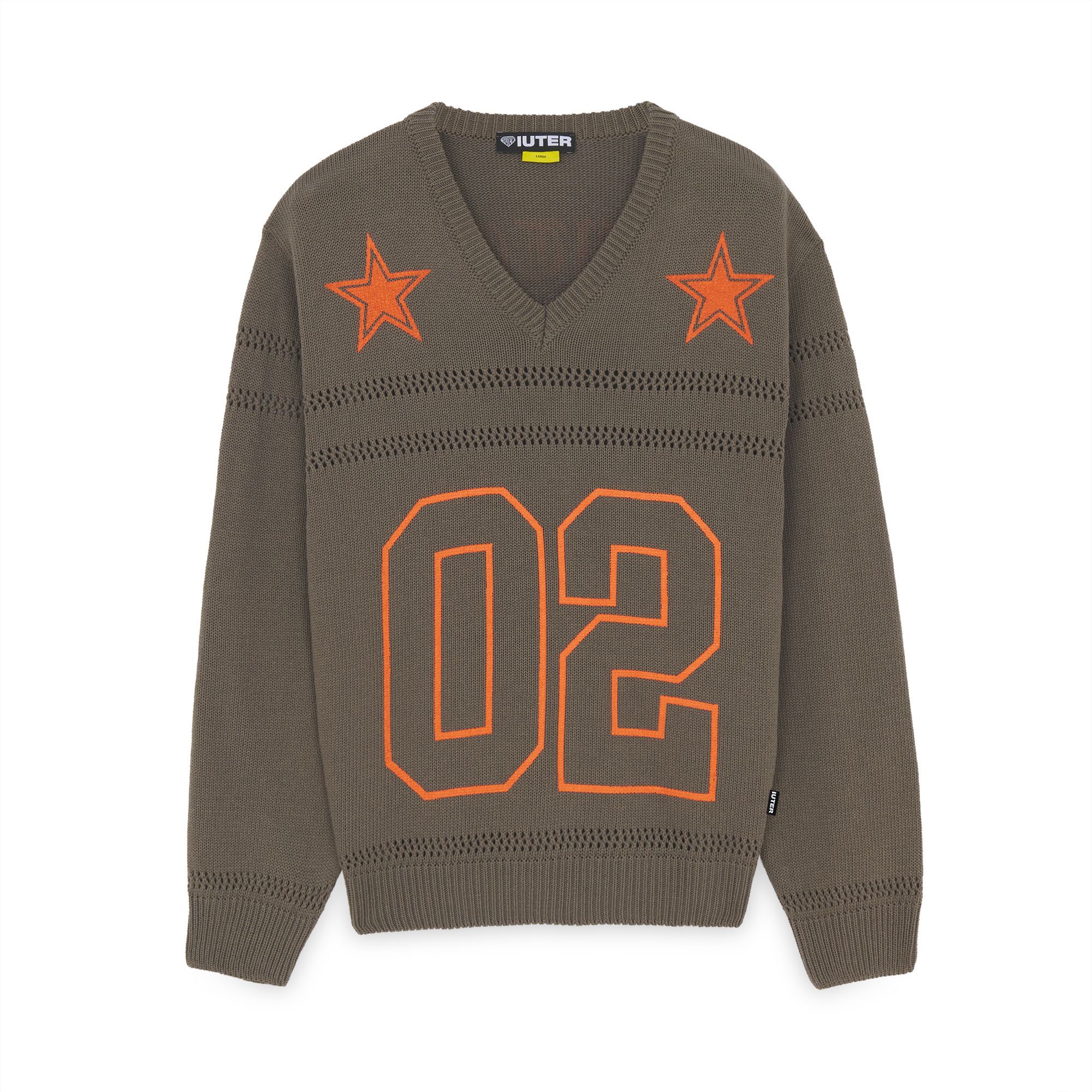STARS FOOTBALL SWEATER Jumper BROWN