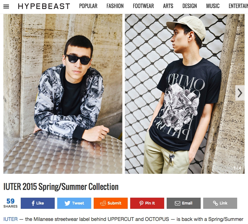 HYPEBEAST IUTER PR1MO SS15