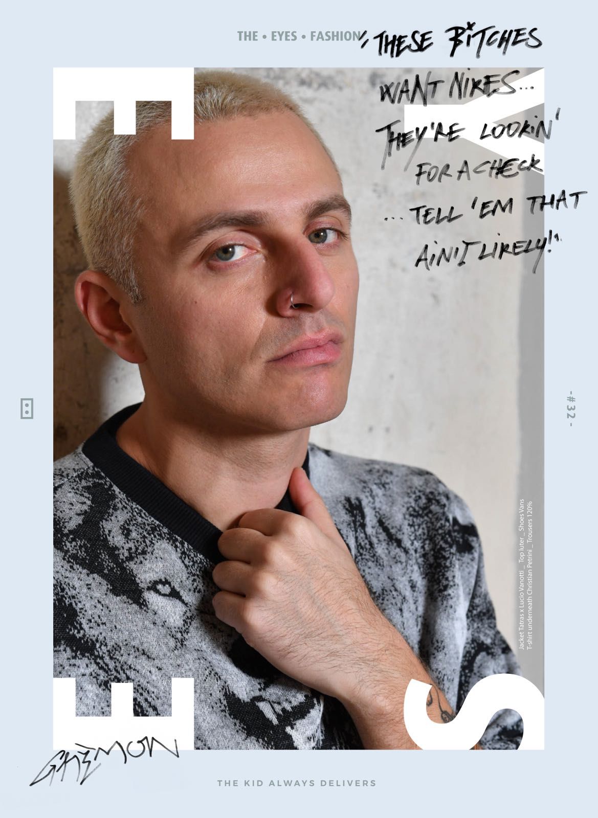 GHEMON X THE EYES FASHION COVER DEC ISSUE