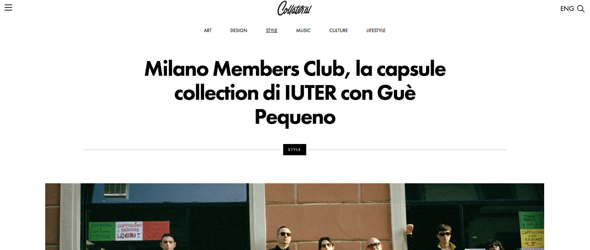 Milano Members Club by IUTER ON COLLATER.AL