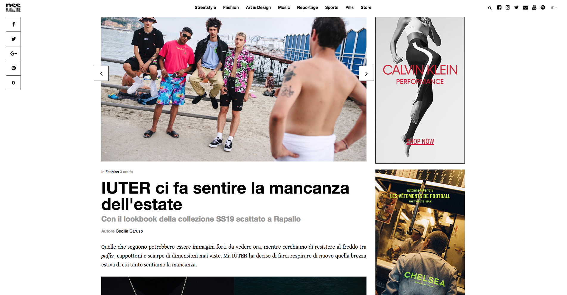 IUTER SS19 You Will Die collection ON NSS MAG