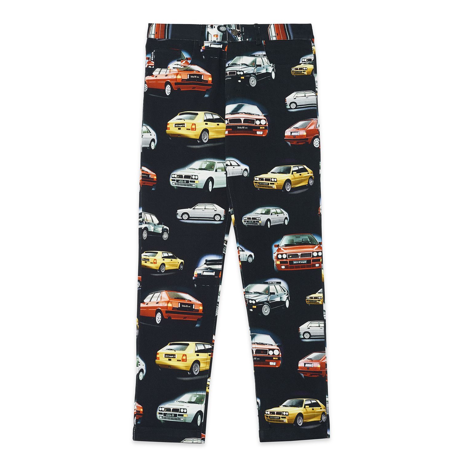 MACHINES PANTS Full Printed 5-Pocket Pants BLACK