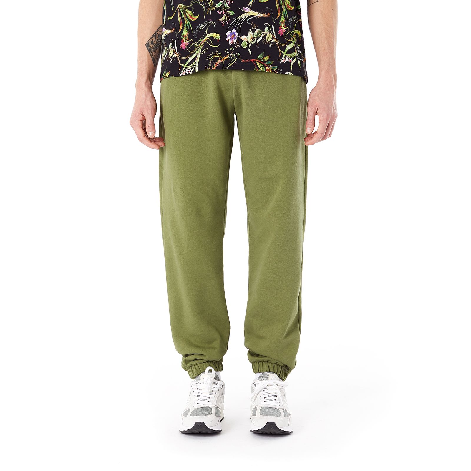 BASIC SWEATPANT - Pantalone tuta - Verde Army
